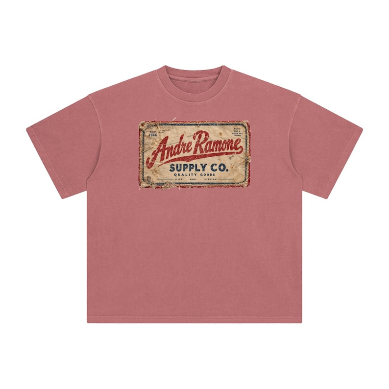 Andre Ramone Supply Co. — Enzyme Washed T-Shirt