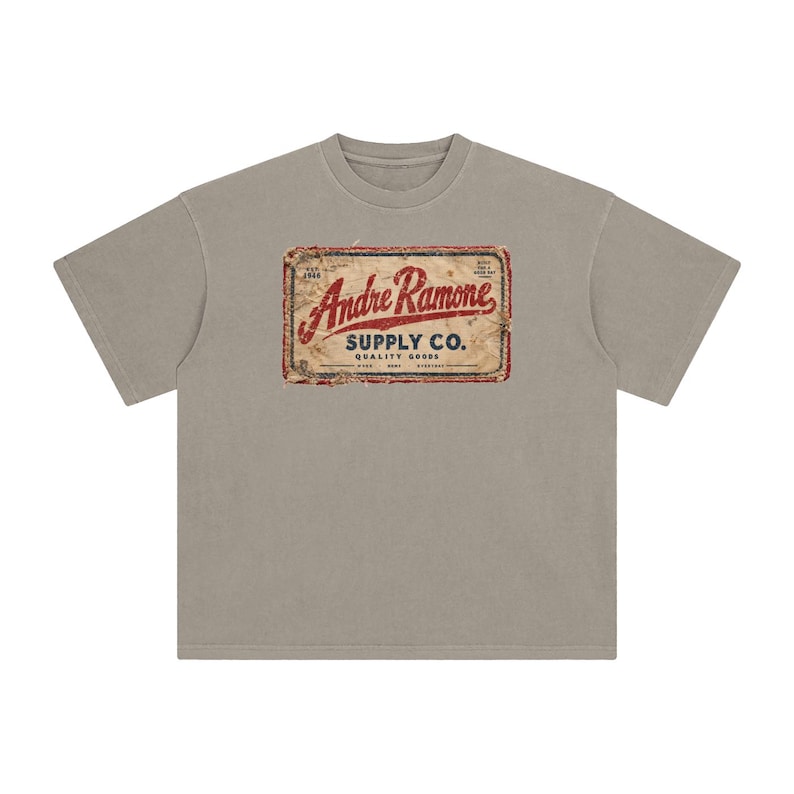 Andre Ramone Supply Co. — Enzyme Washed T-Shirt