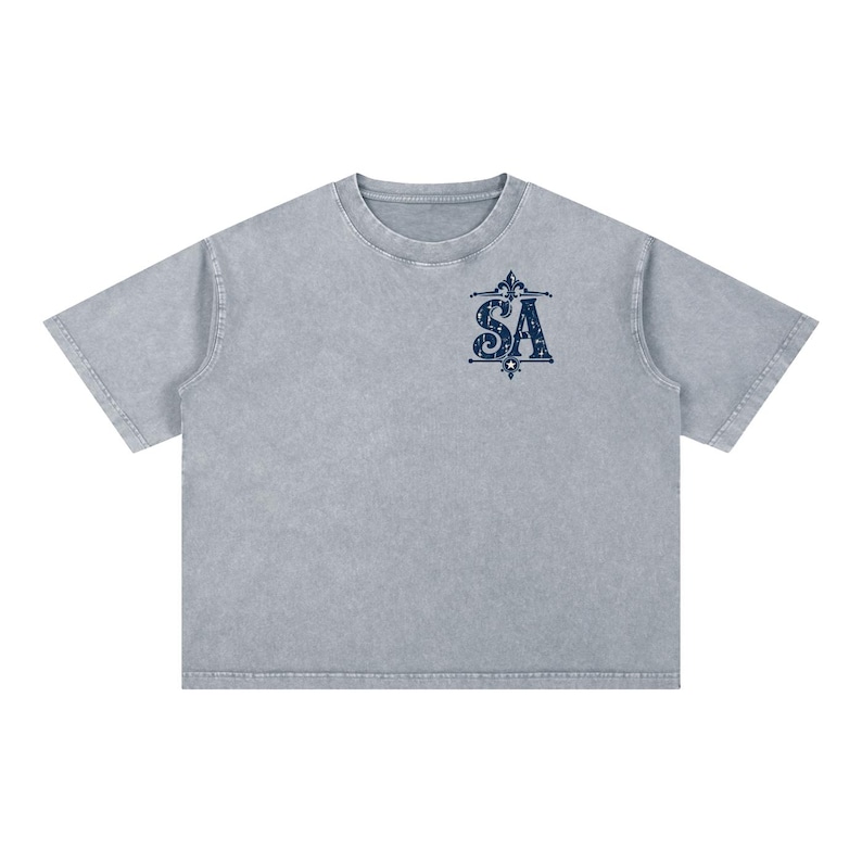 San Antonio River Walk Blend — Mineral Wash Boxy Cotton T-Shirt