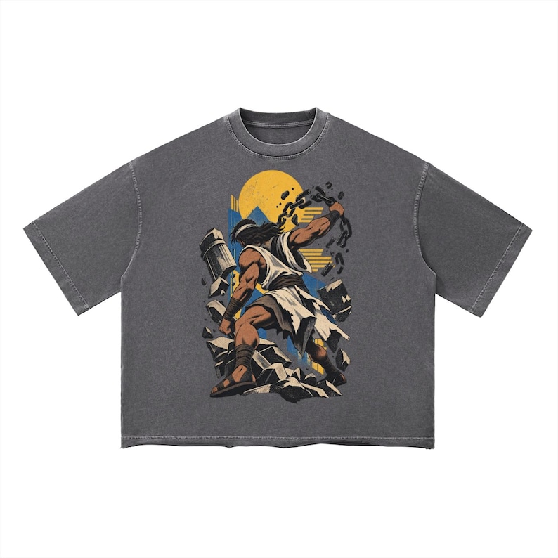 Samson Manga Vintage Wash Boxy T-Shirt