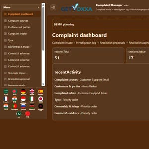 Complaint Manager | Local WebApp, No Subscription screenshot 1