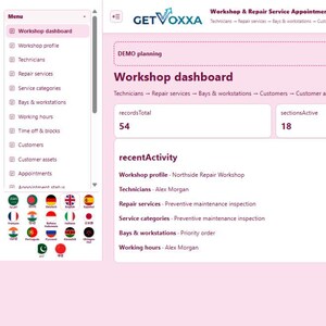 Workshop & Repair Service Appointment Manager | Local WebApp, No Subscription screenshot 1