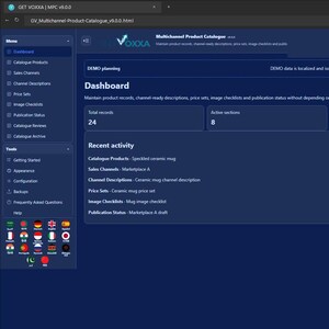 Multichannel Product Catalogue screenshot 1