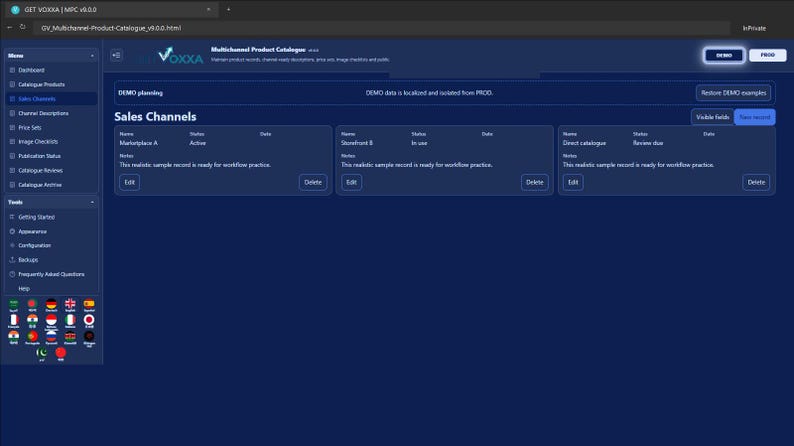 Multichannel Product Catalogue screenshot 3