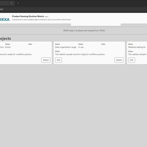 Product Naming Decision Matrix screenshot 2