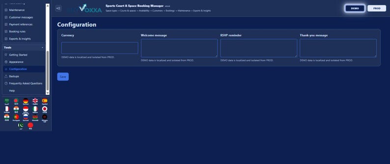 Sports Court & Space Booking Manager | Local WebApp, No Subscription screenshot 4