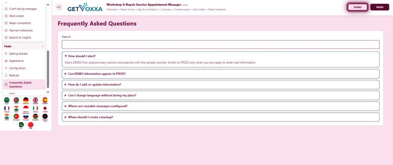 Workshop & Repair Service Appointment Manager | Local WebApp, No Subscription screenshot 6