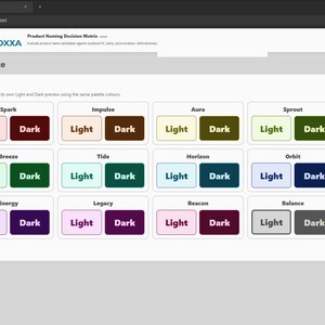 Product Naming Decision Matrix screenshot 11