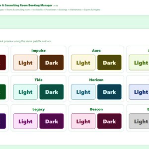 Room & Consulting Room Booking Manager | Local WebApp, No Subscription screenshot 3