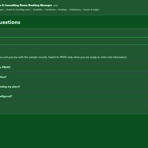 Room & Consulting Room Booking Manager | Local WebApp, No Subscription screenshot 7