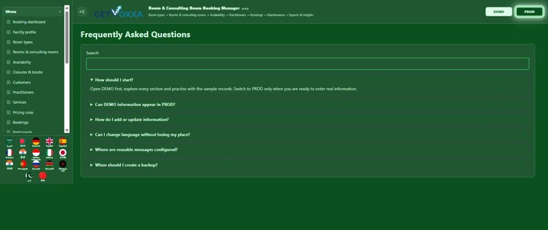 Room & Consulting Room Booking Manager | Local WebApp, No Subscription screenshot 7
