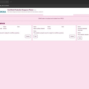 Small-Batch Production Changeover Planner screenshot 4