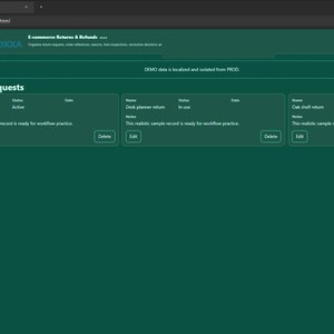 E-commerce Returns & Refunds screenshot 2