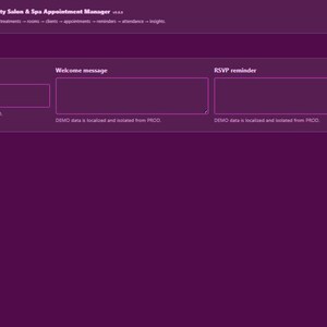 Beauty Salon & Spa Appointment Manager | Local WebApp, No Subscription screenshot 4