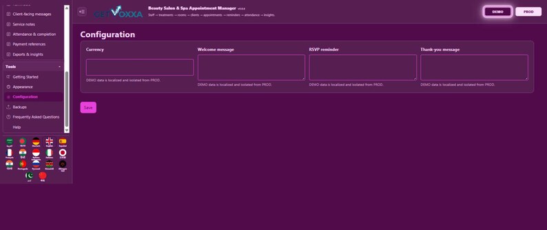 Beauty Salon & Spa Appointment Manager | Local WebApp, No Subscription screenshot 4