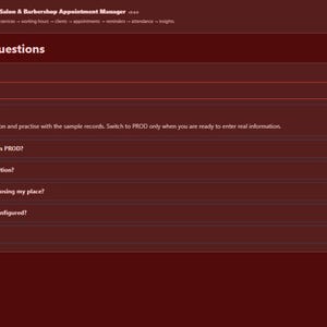 Hair Salon & Barbershop Appointment Manager | Local WebApp, No Subscription screenshot 7