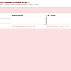Hair Salon & Barbershop Appointment Manager | Local WebApp, No Subscription screenshot 4