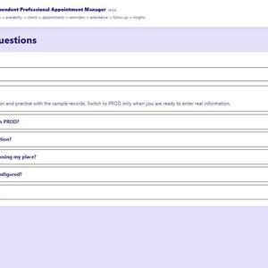 Independent Professional Appointment Manager | Local WebApp, No Subscription screenshot 7