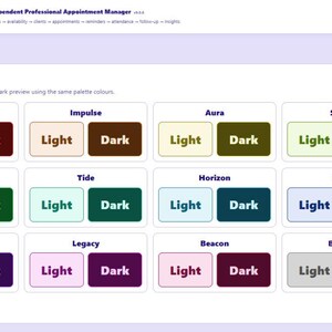 Independent Professional Appointment Manager | Local WebApp, No Subscription screenshot 8