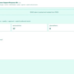 Customer Support Response Kit | Local WebApp, No Subscription screenshot 2