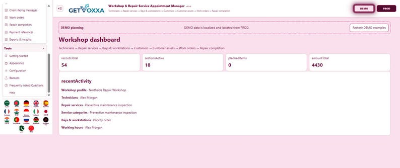 Workshop & Repair Service Appointment Manager | Local WebApp, No Subscription screenshot 2