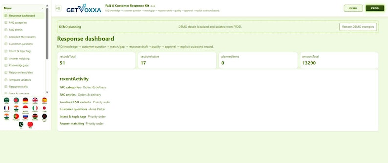FAQ & Customer Response Kit | Local WebApp, No Subscription screenshot 1