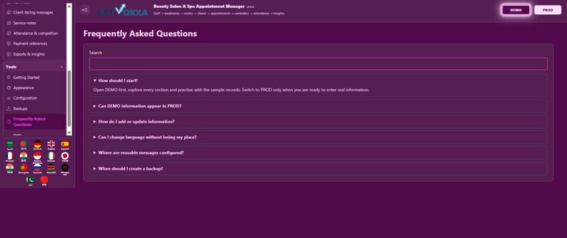 Beauty Salon & Spa Appointment Manager | Local WebApp, No Subscription screenshot 6