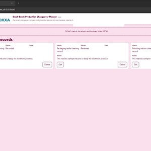 Small-Batch Production Changeover Planner screenshot 7