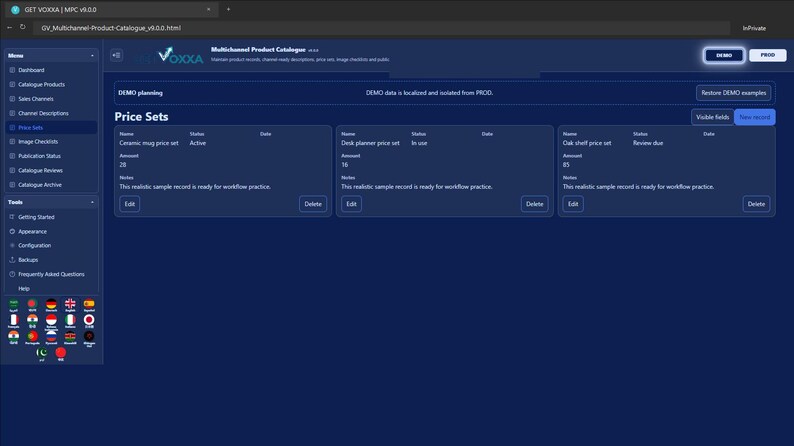 Multichannel Product Catalogue screenshot 5