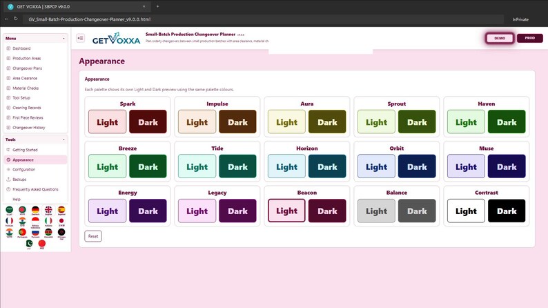 Small-Batch Production Changeover Planner screenshot 11