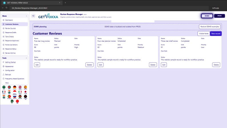 Review Response Manager screenshot 2