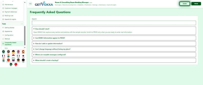 Room & Consulting Room Booking Manager | Local WebApp, No Subscription screenshot 6