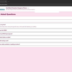 Small-Batch Production Changeover Planner screenshot 14