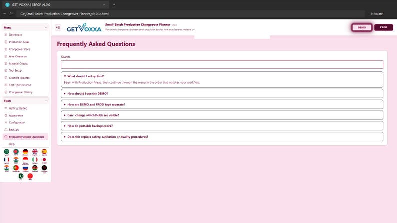 Small-Batch Production Changeover Planner screenshot 14