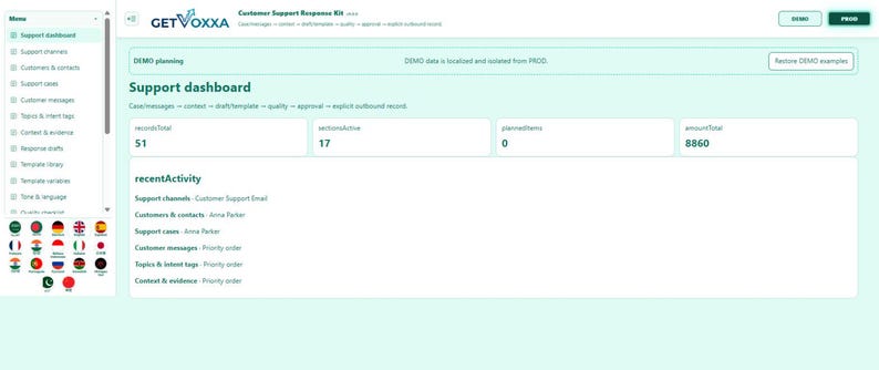 Customer Support Response Kit | Local WebApp, No Subscription screenshot 1