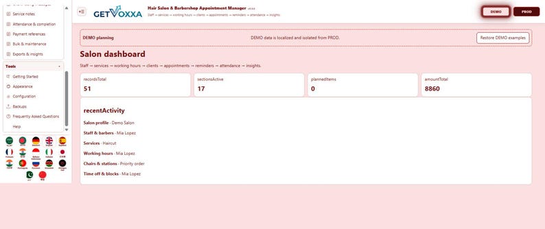 Hair Salon & Barbershop Appointment Manager | Local WebApp, No Subscription screenshot 2