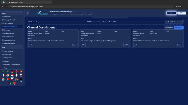 Multichannel Product Catalogue screenshot 4