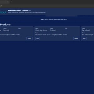 Multichannel Product Catalogue screenshot 2