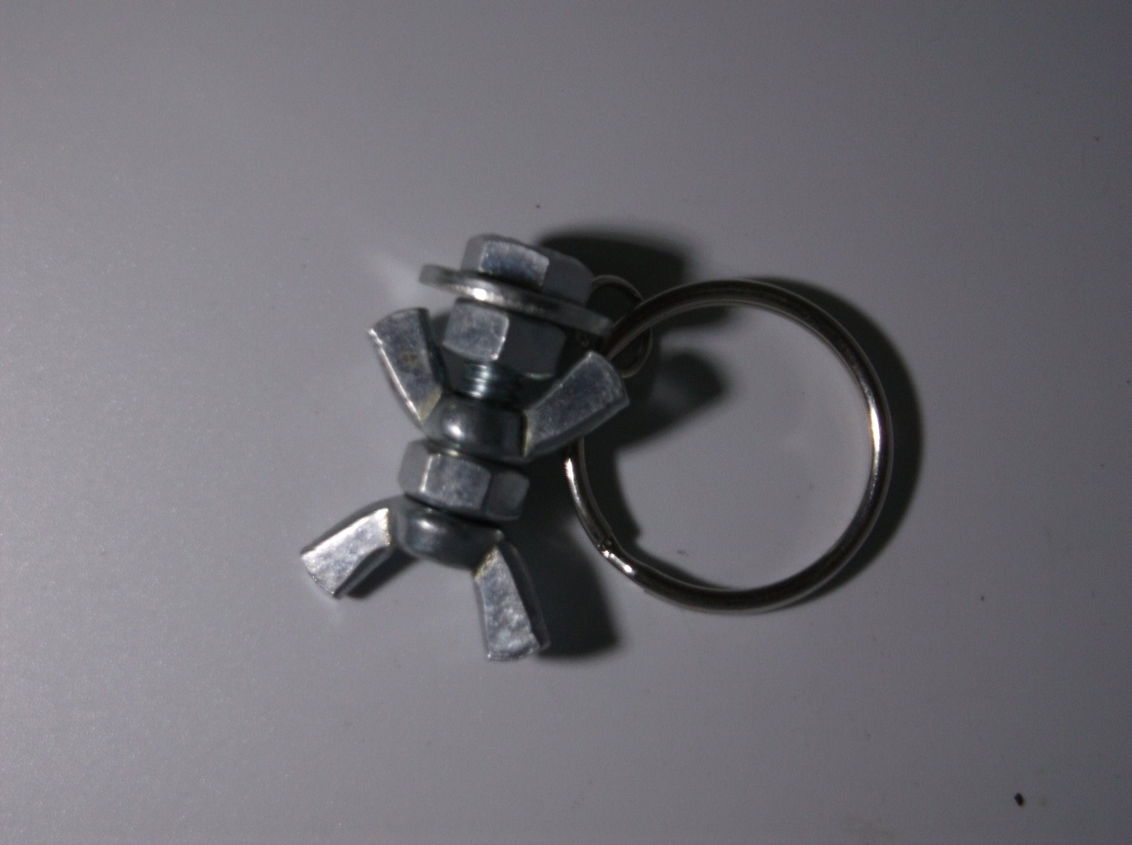 Miniature Man Key Chain Tiny Person Nut and Bolt Key Chain Etsy