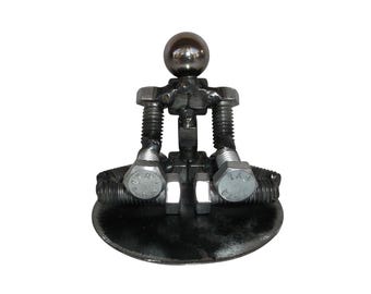 Yogi Metal Bolt Figurine, Yoga, Pilates