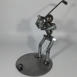 Golfer, Metal Bolt Figurine, Sport, Athlet