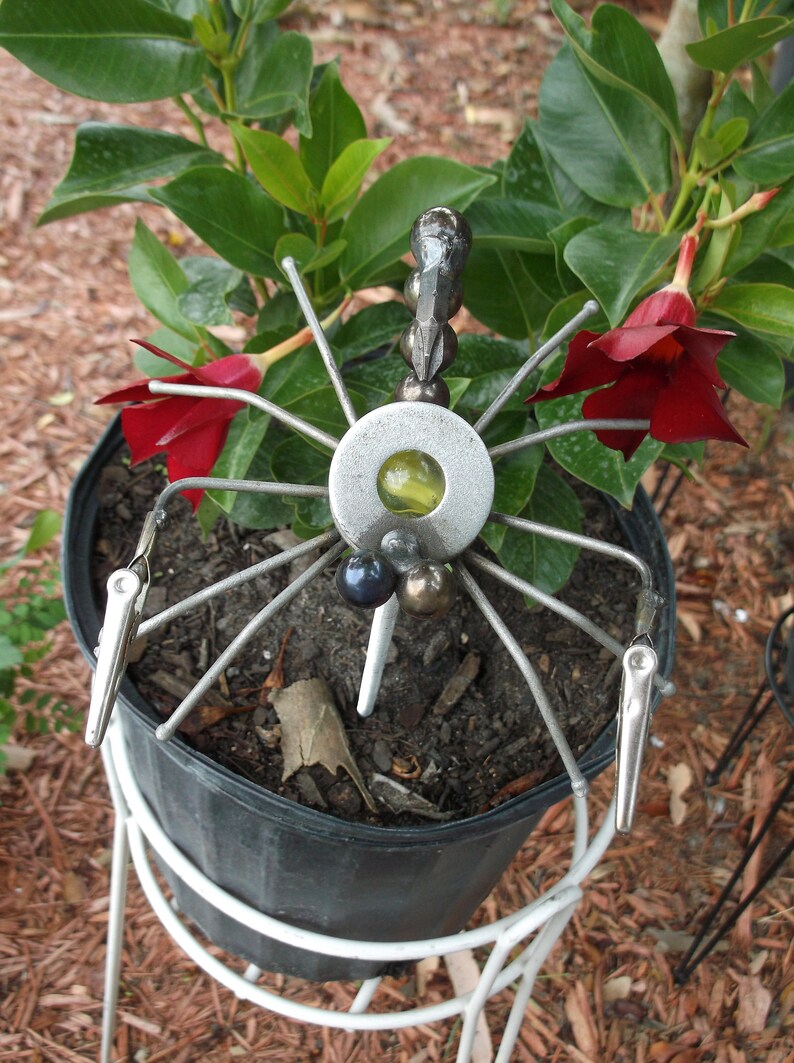 Orange Scorpion Garden Stake Yard Art Etsy