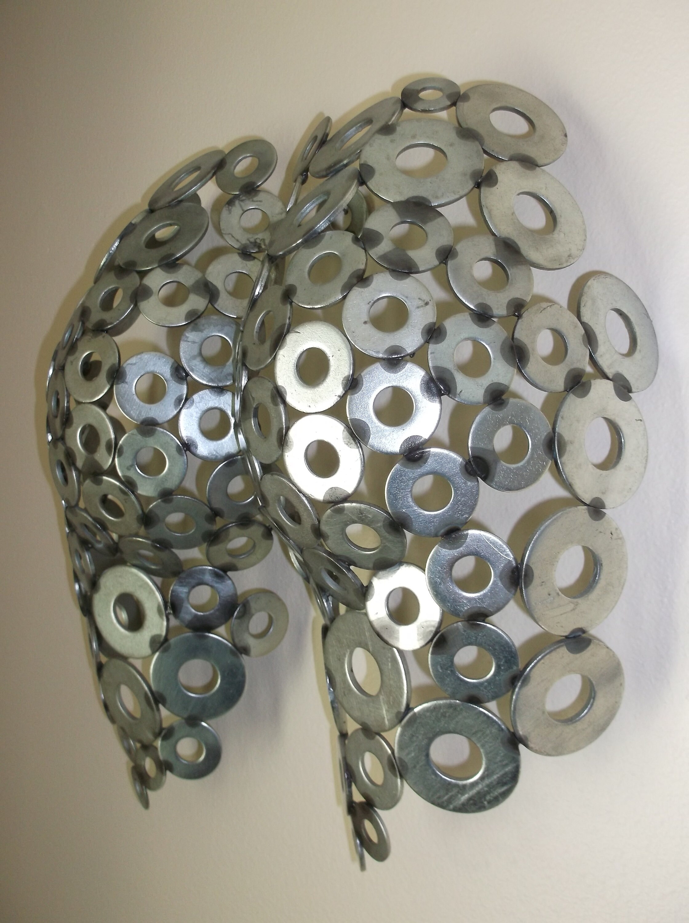 Moderne Wandkunst aus Metall Metallskulptur Buns of Steel | Etsy