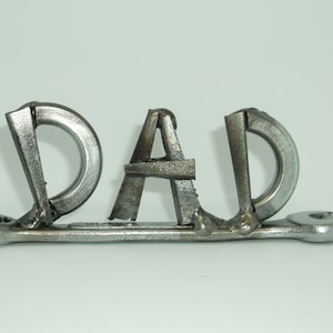 Father&#39;s Day present, Mens gift ideas, tiny wrench, miniature welded metal art