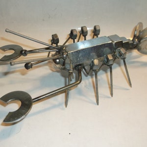 Crayfish Metal Sculpture lobster shrimp