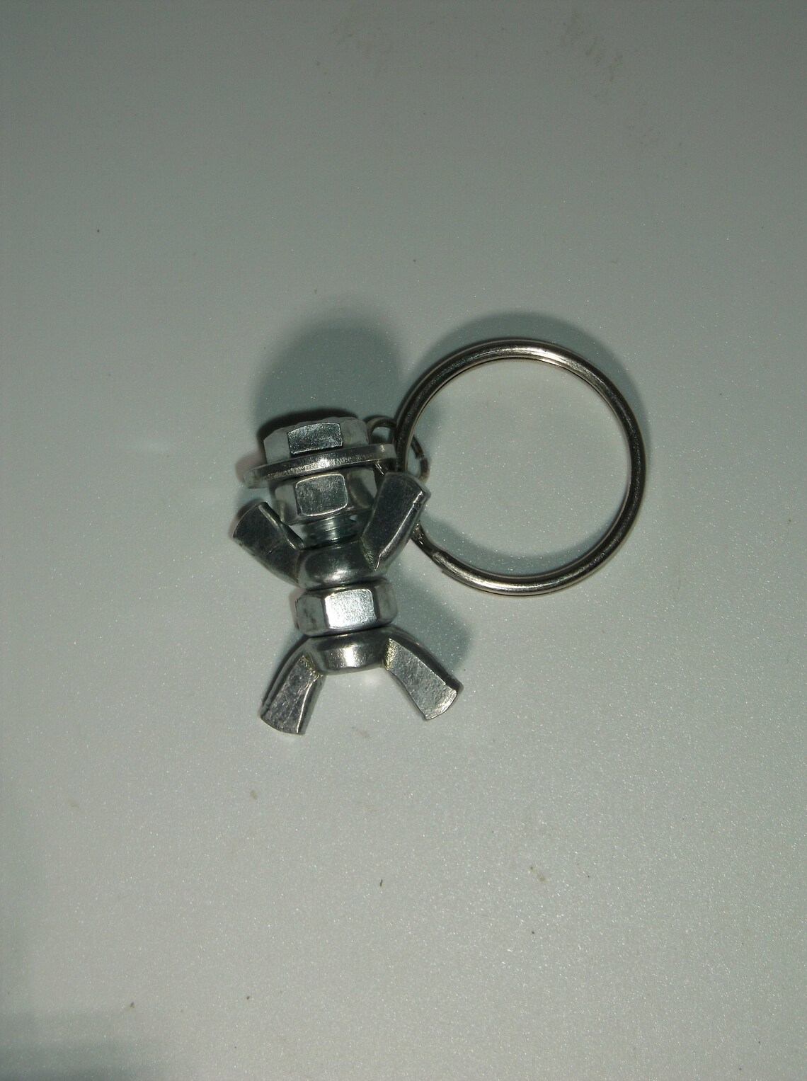 Miniature Man Key Chain Tiny Person Nut and Bolt Key Chain Etsy