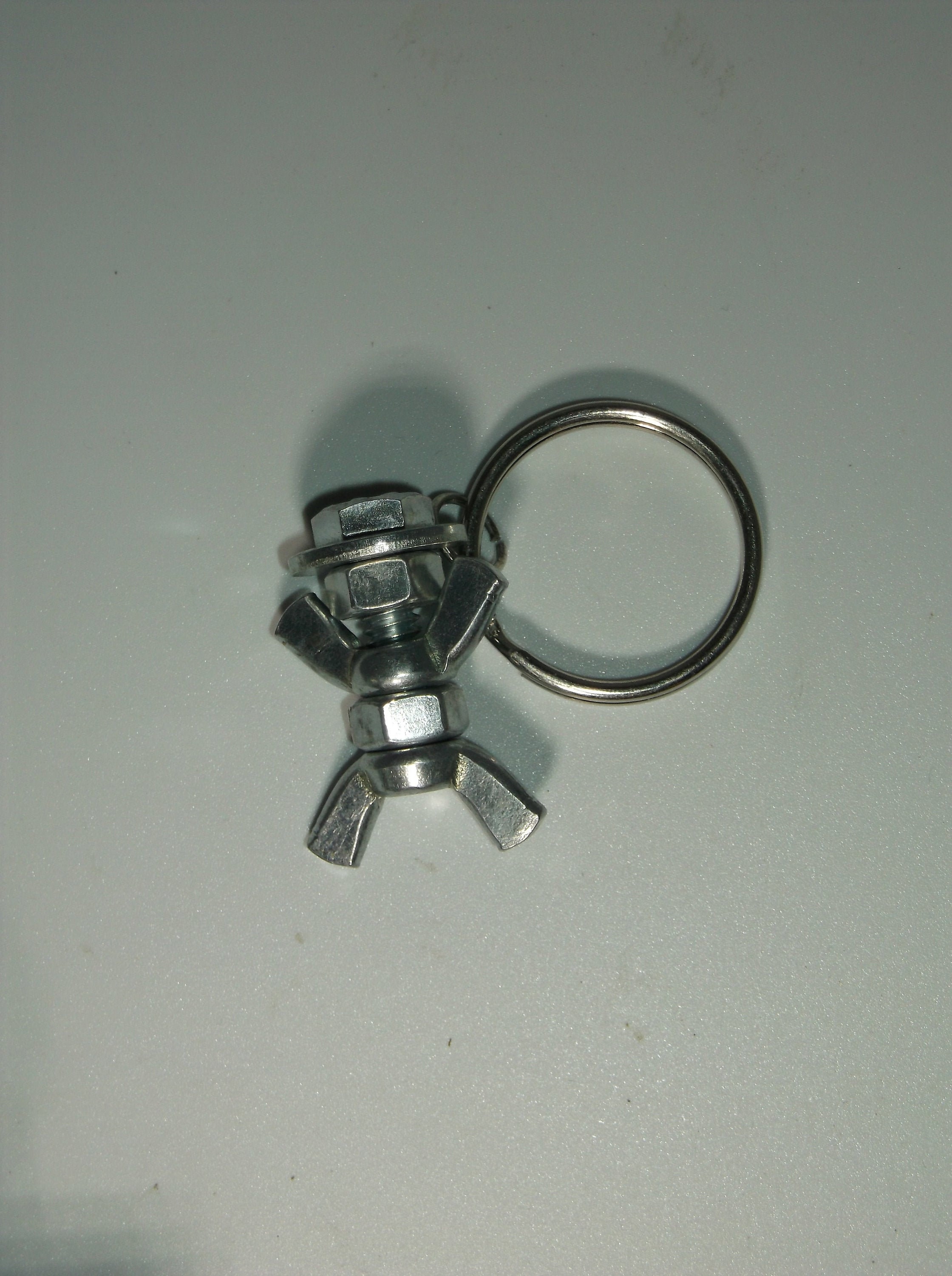 Miniature Man Key Chain Tiny Person Nut and Bolt Key Chain Etsy