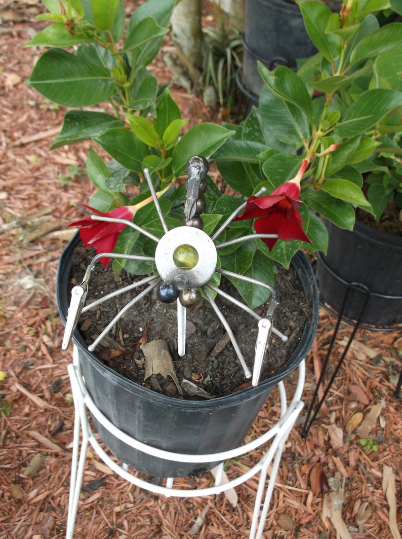 Orange Scorpion garden stake yard art Etsy