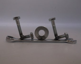 LOL, tiny wrench, miniature gift ideas, recycled, up cycled, welded metal art