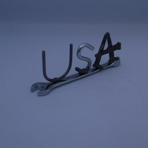 USA, tiny wrench, miniature gift ideas, recycled, up cycled, welded metal art image 6